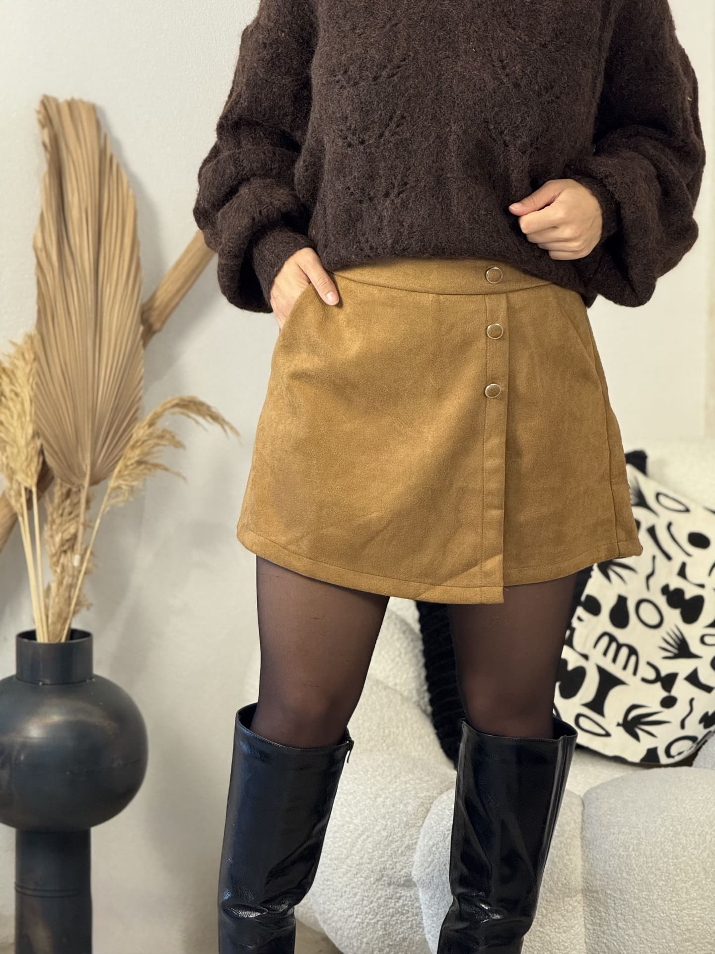Falda pantalón Liky | efecto ante