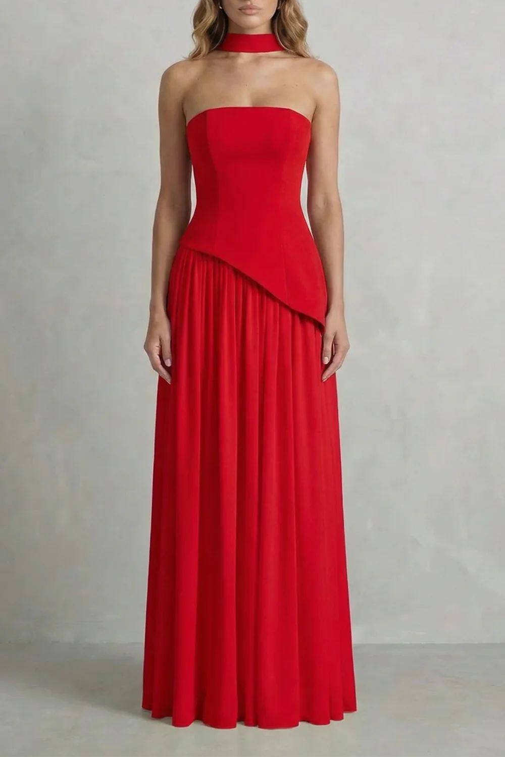 Alessia | Vestido maxi esculpido