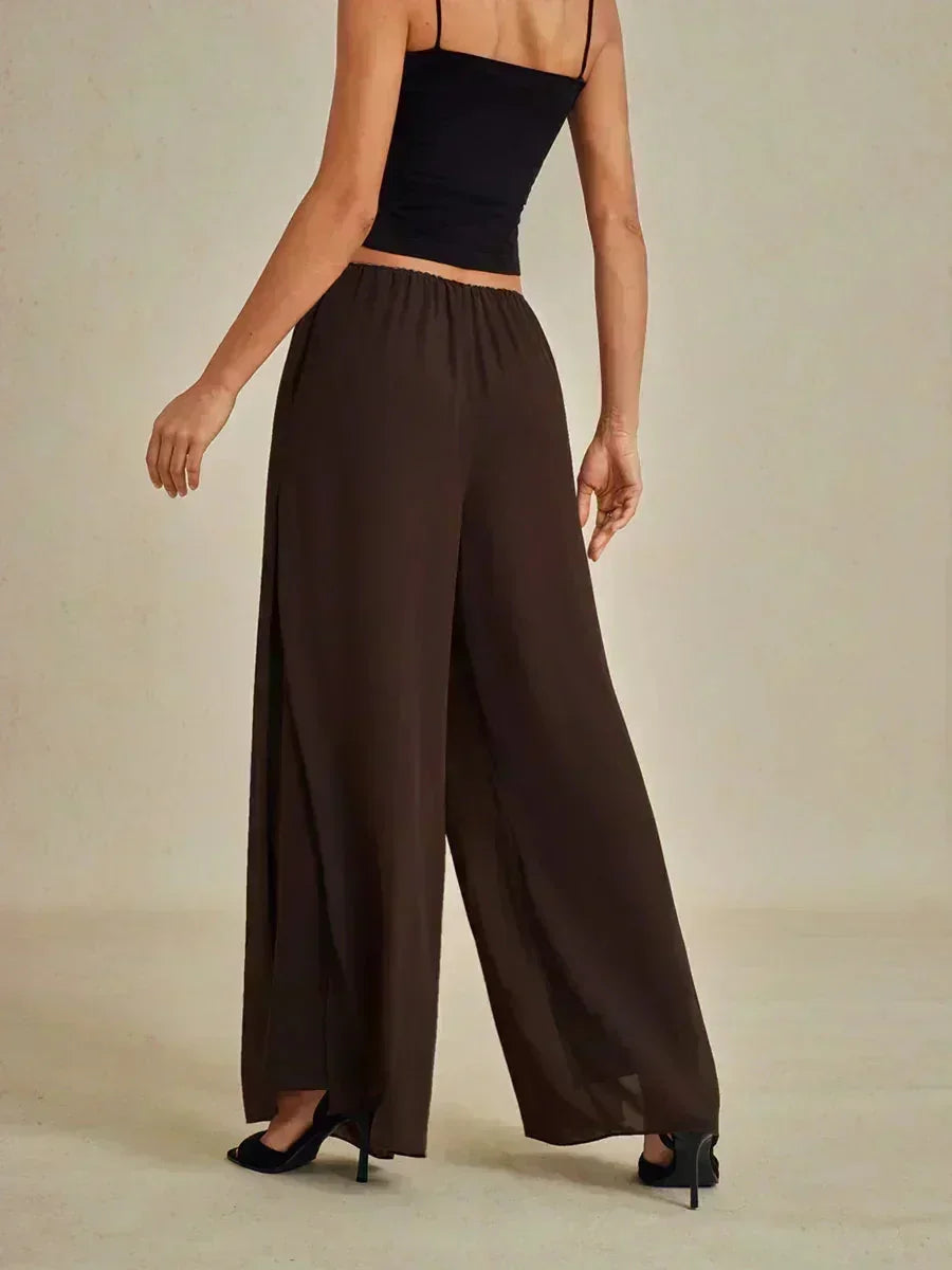 Pantalón Carla | chiffon fluido