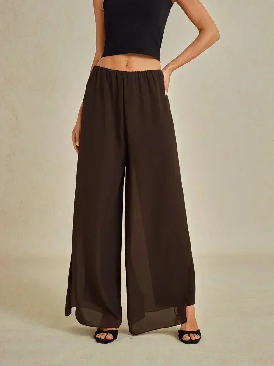 Pantalón Carla | chiffon fluido