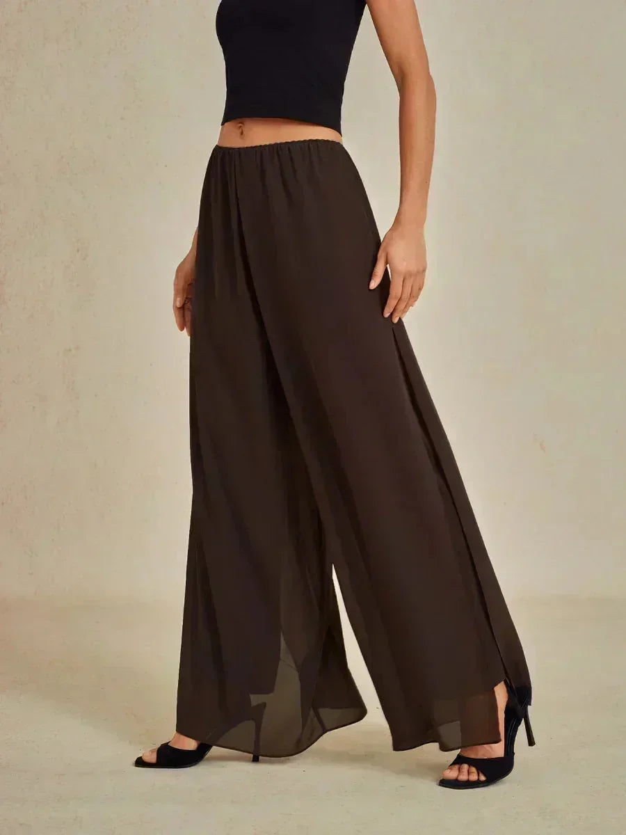 Pantalón Carla | chiffon fluido