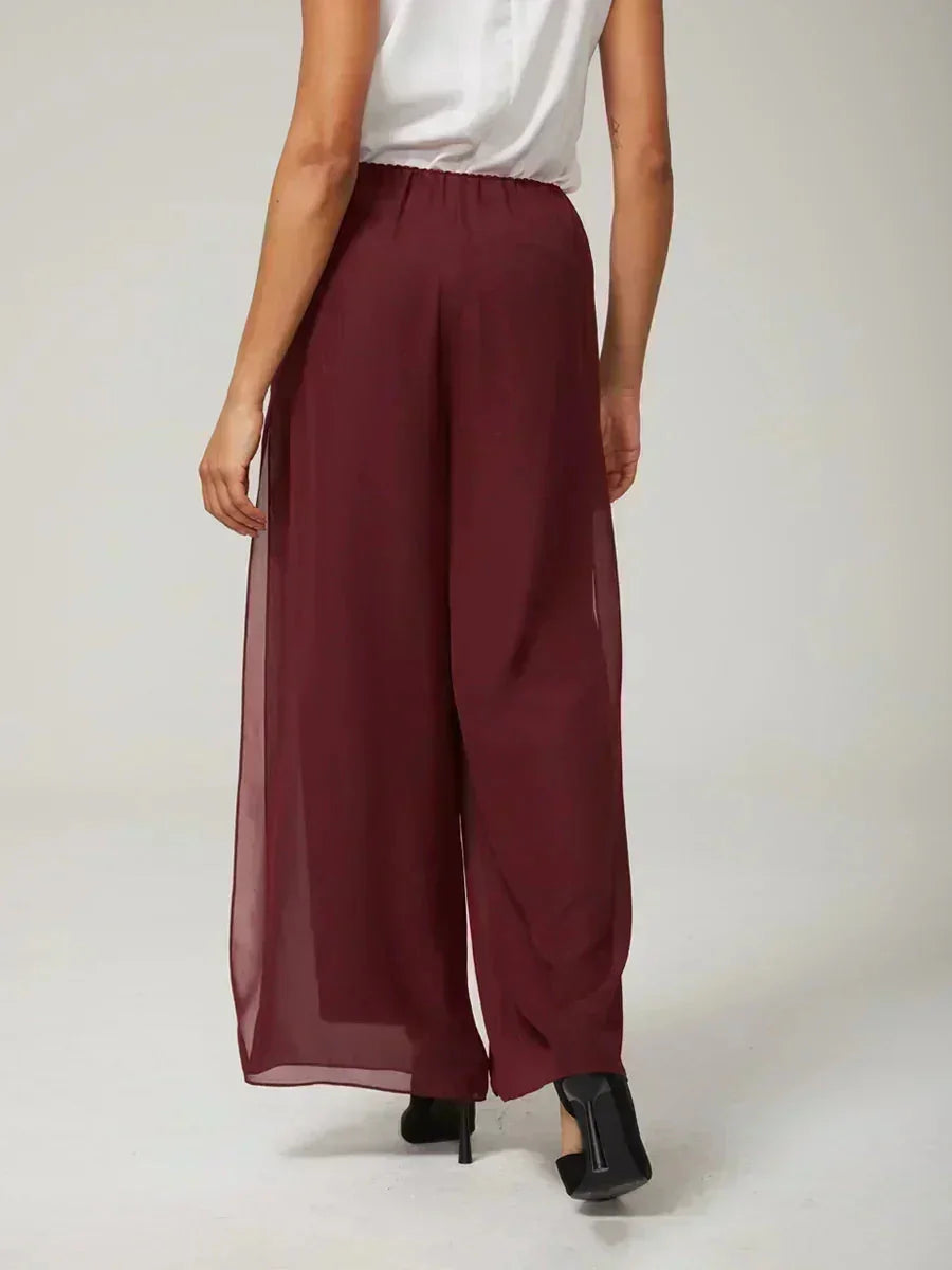 Pantalón Carla | chiffon fluido