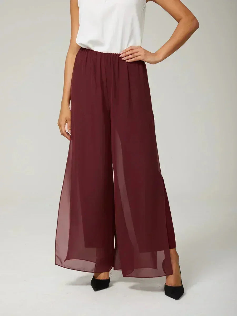 Pantalón Carla | chiffon fluido