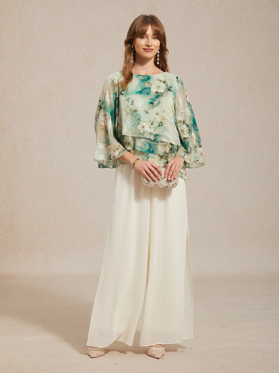Pantalón Carla | chiffon fluido