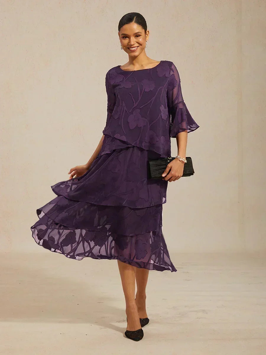 Falda Monaco | floral en chiffon