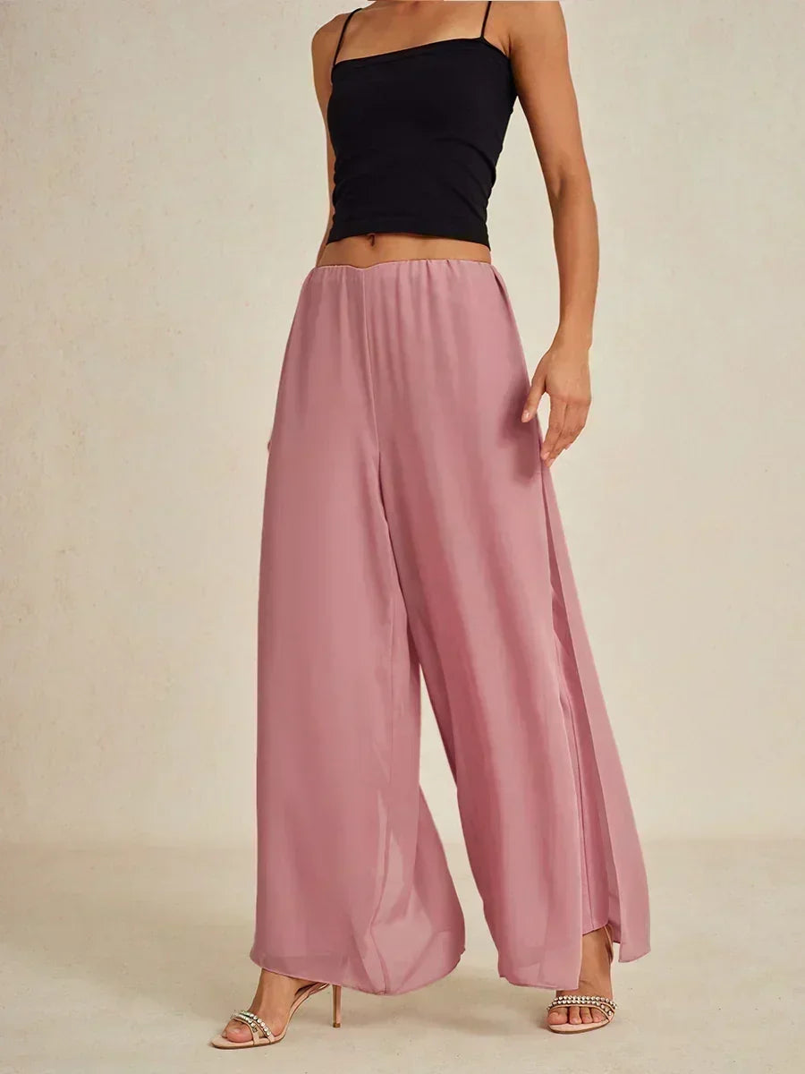 Pantalón Carla | chiffon fluido