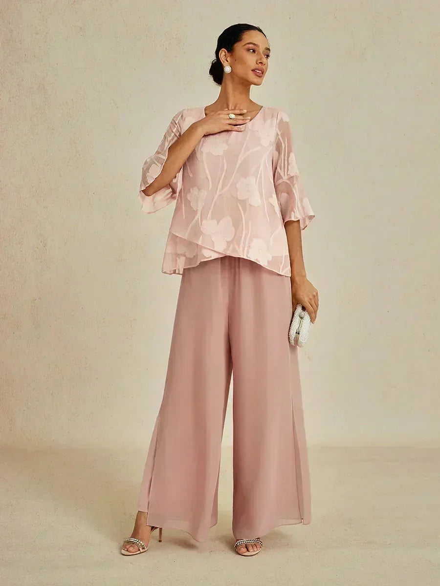 Pantalón Carla | chiffon fluido