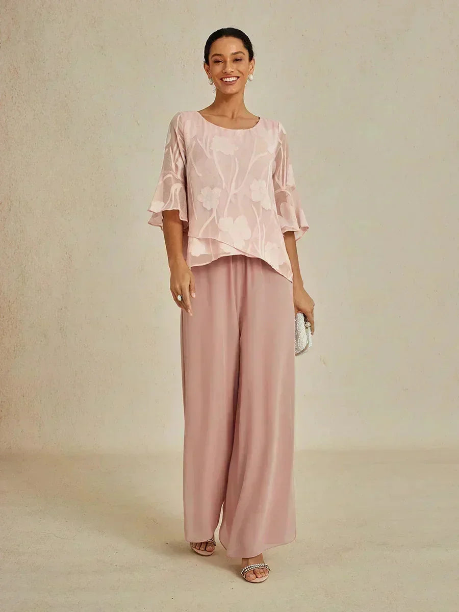 Pantalón Carla | chiffon fluido