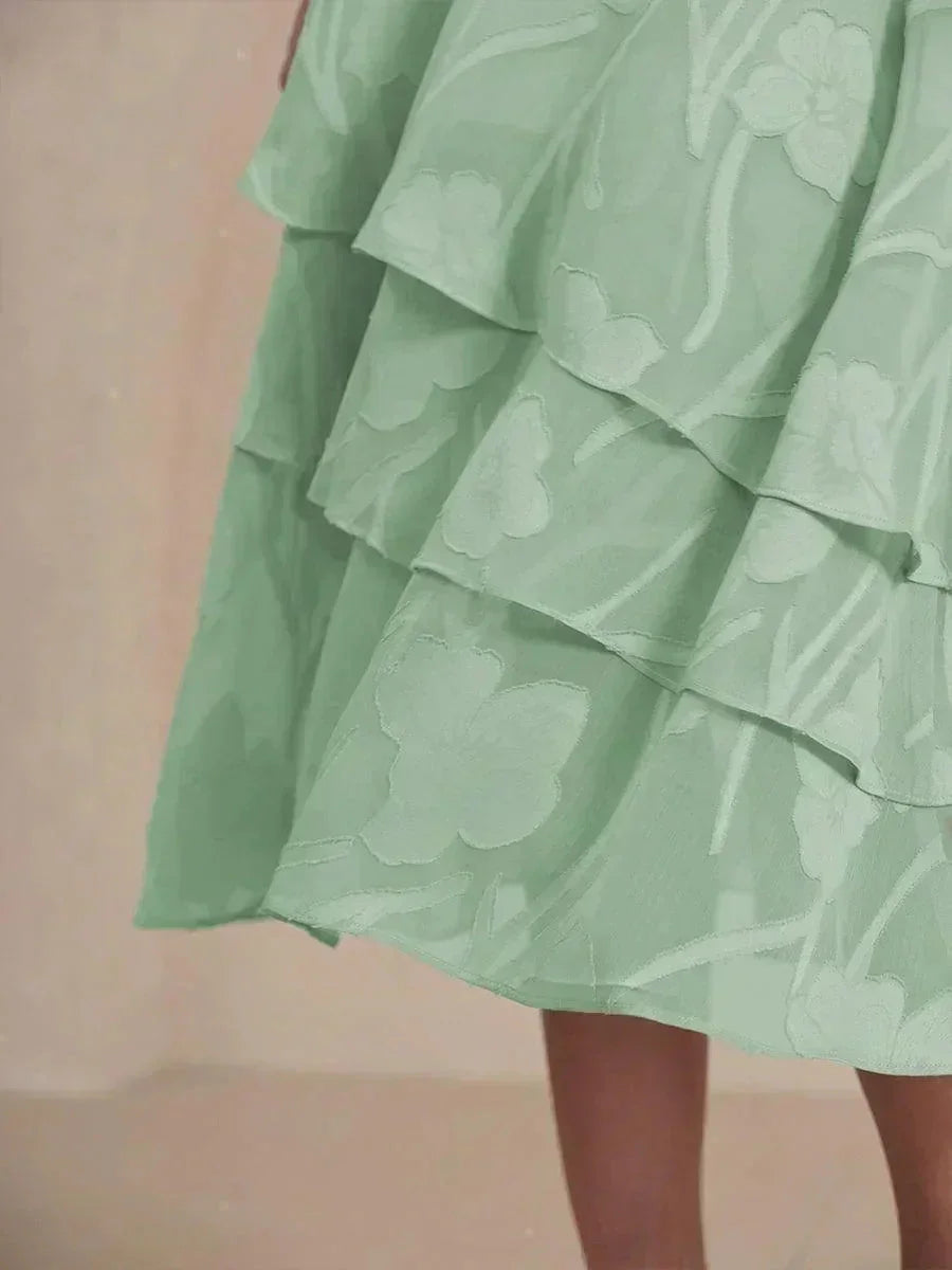 Falda Monaco | floral en chiffon