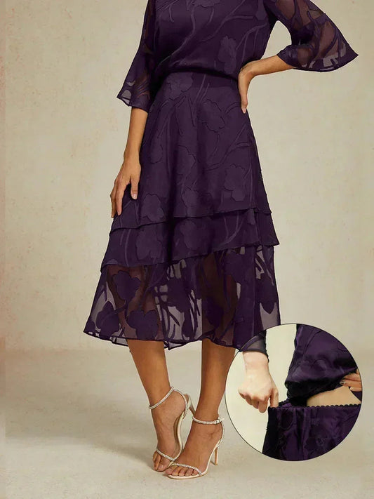 Falda Monaco | floral en chiffon