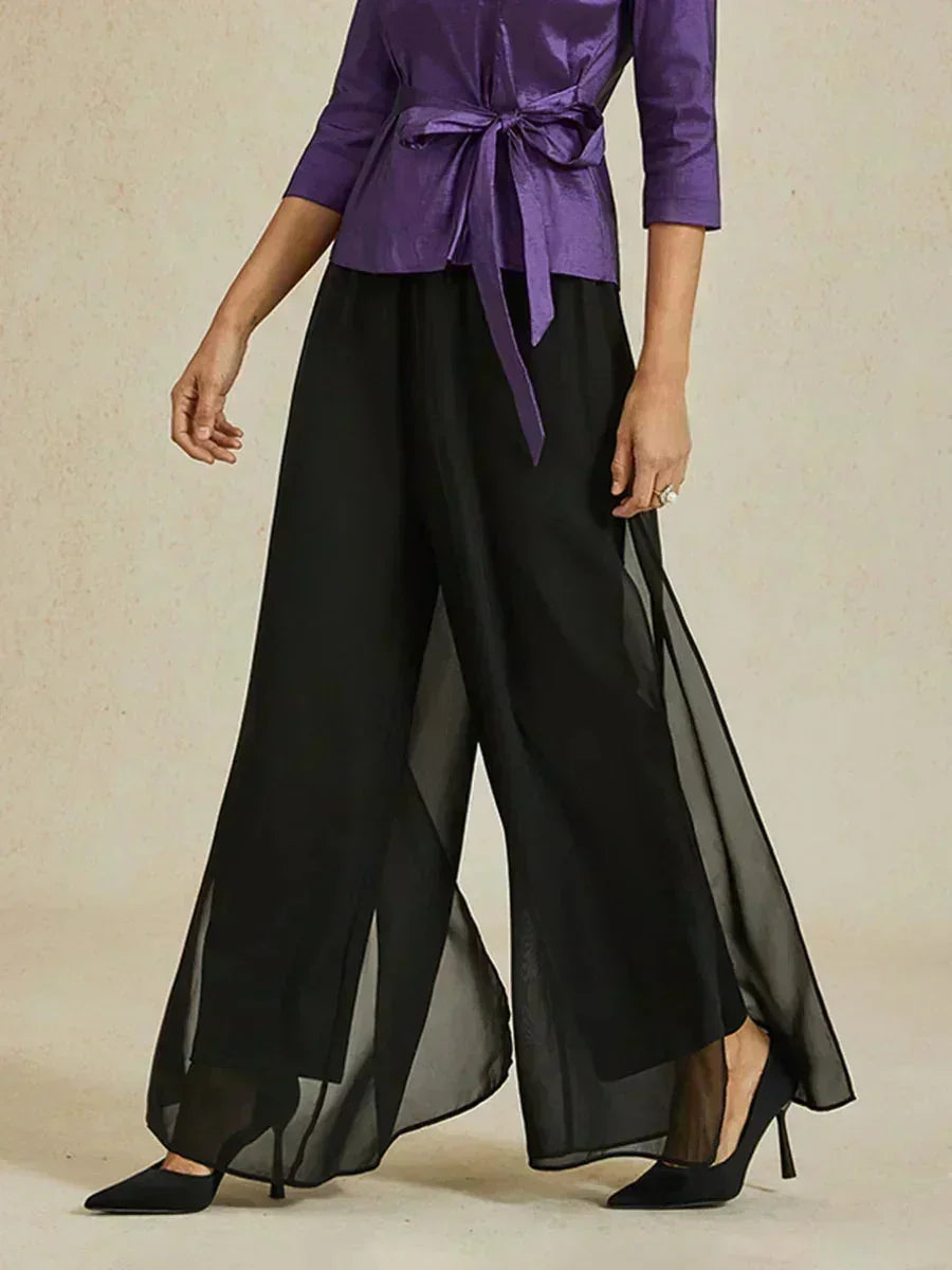 Pantalón Carla | chiffon fluido