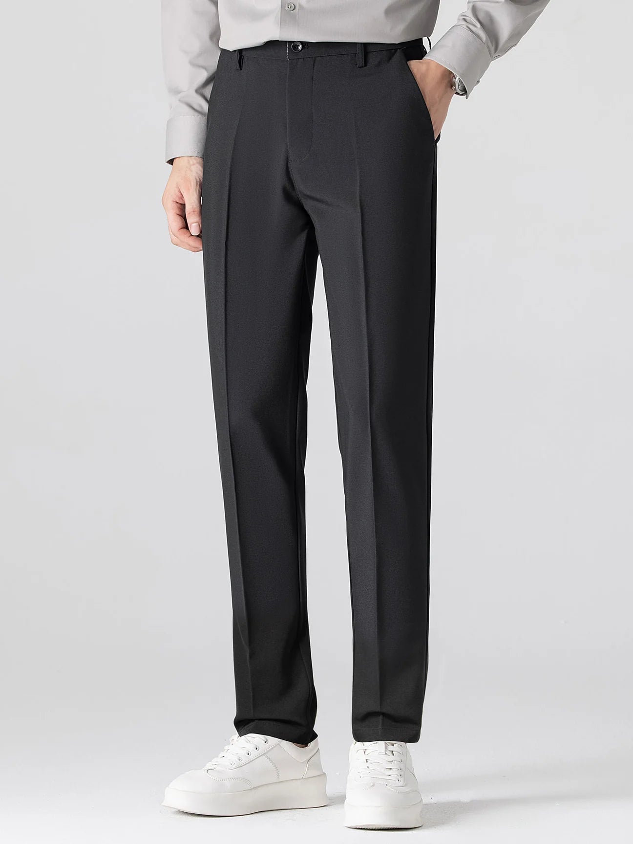 Valerio | Polo jacquard y pantalón tapered