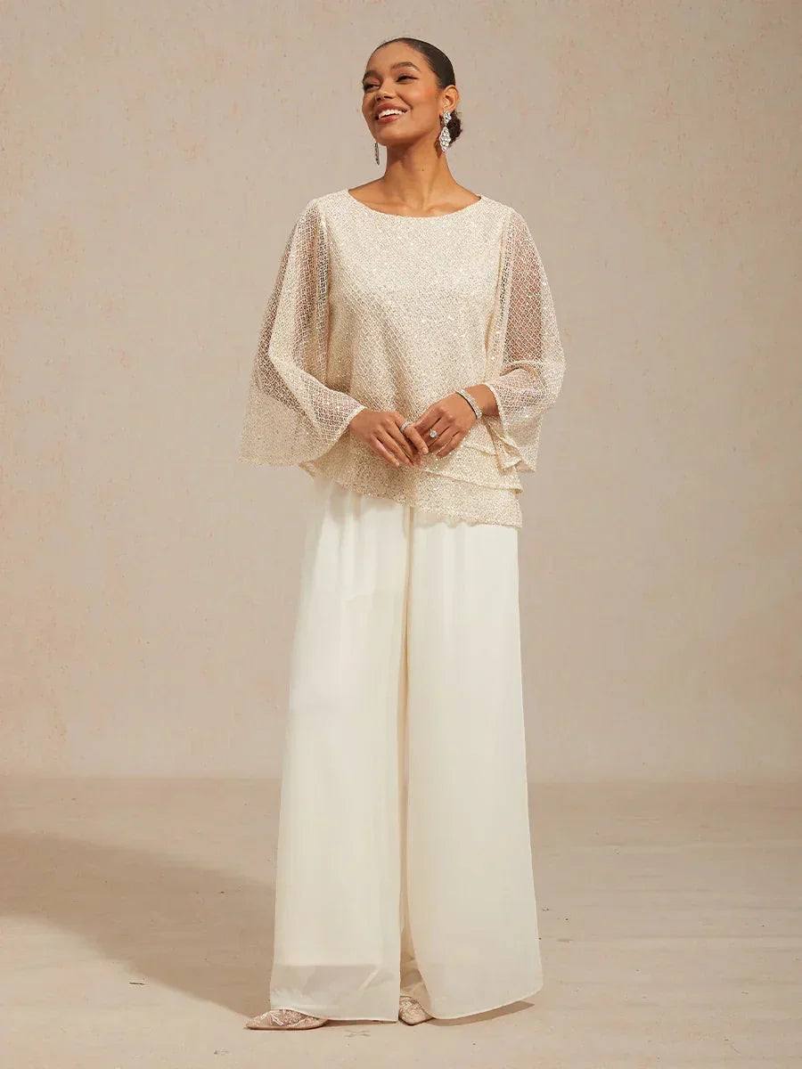 Pantalón Carla | chiffon fluido