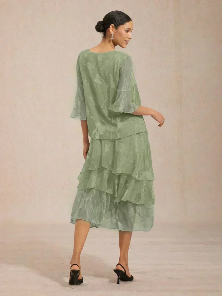 Falda Monaco | floral en chiffon