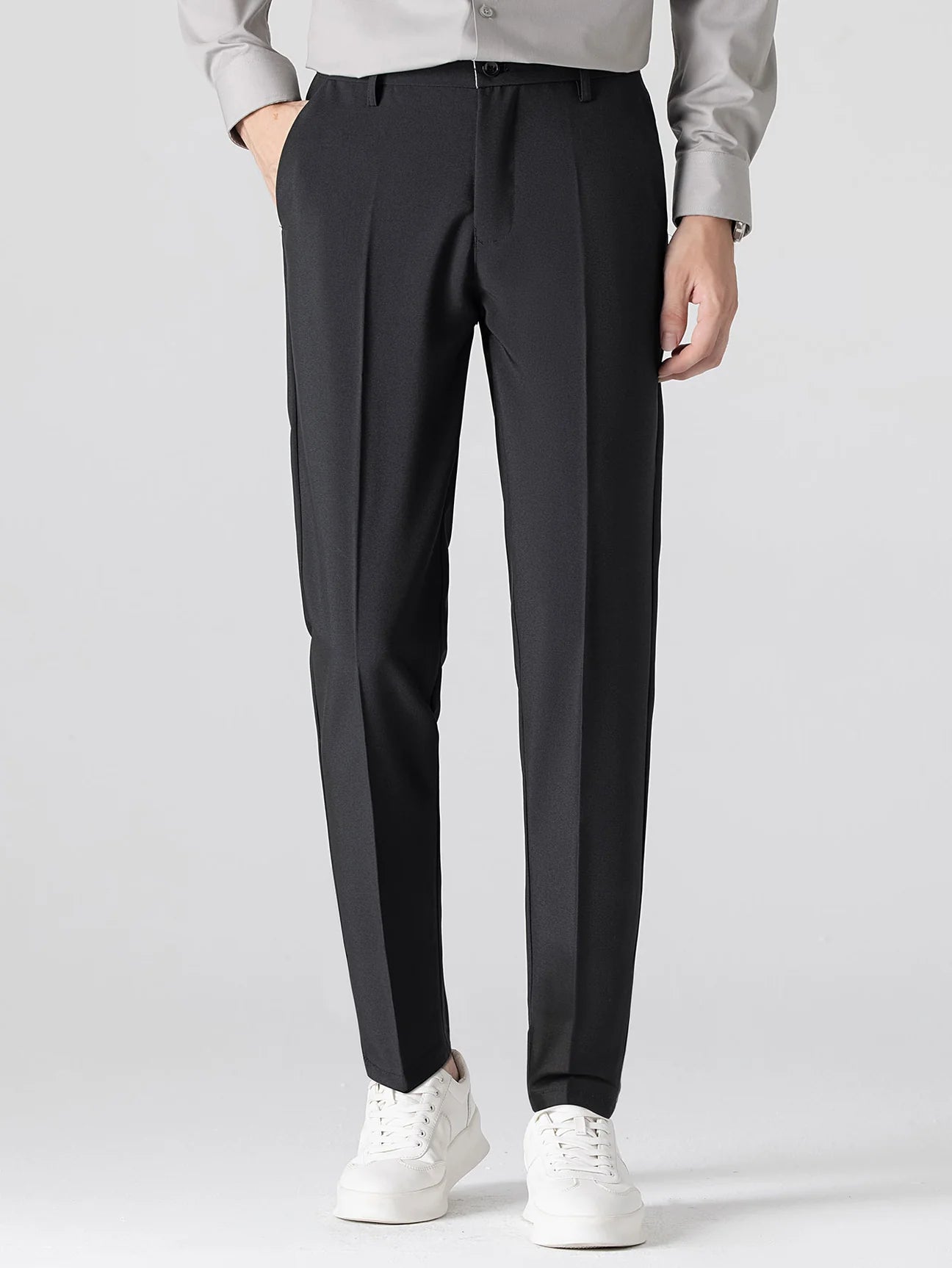 Valerio | Polo jacquard y pantalón tapered
