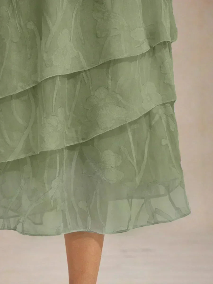 Falda Monaco | floral en chiffon