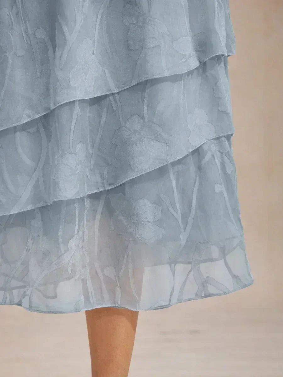 Falda Monaco | floral en chiffon