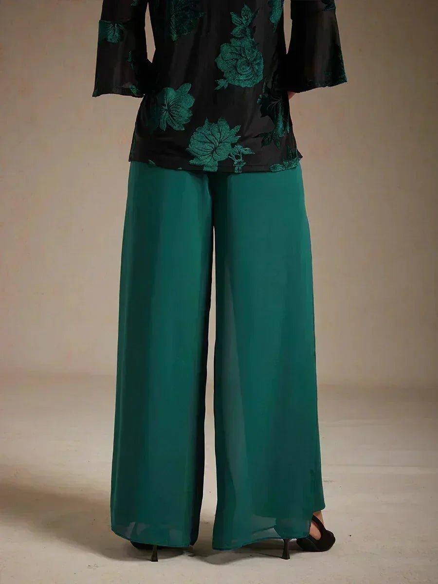 Pantalón Carla | chiffon fluido