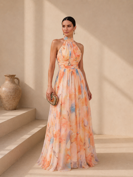 Esther | Vestido cuello halter