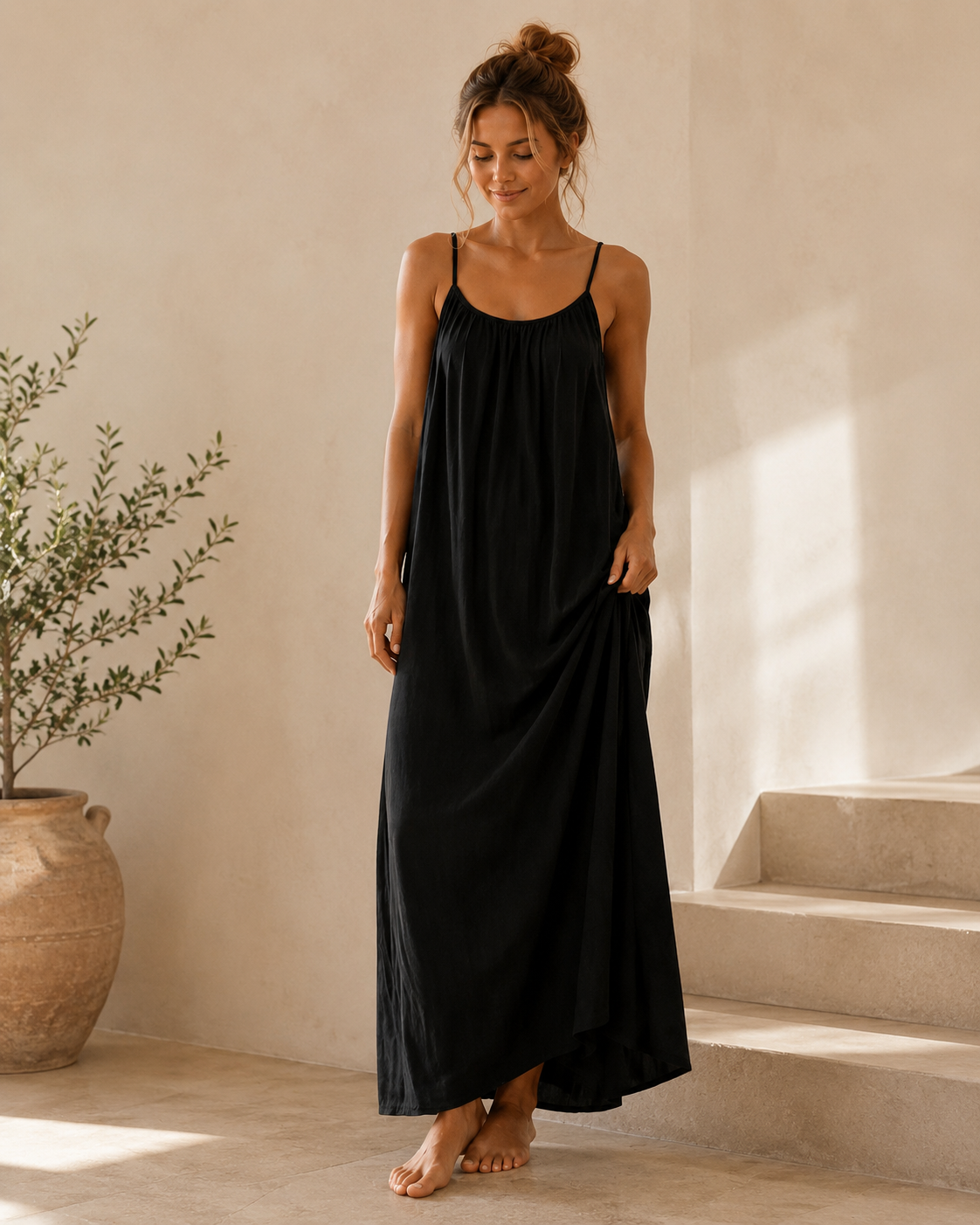 Celine | Vestido largo espalda abierta