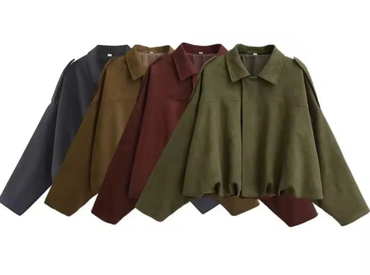 Alma | Chaqueta ante oversize