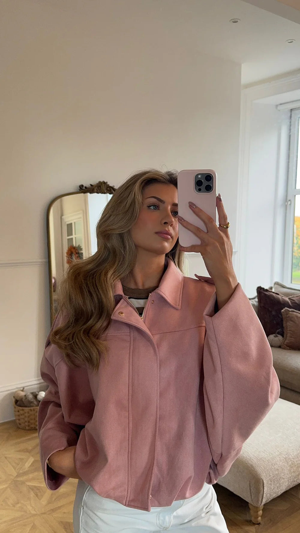 Alma | Chaqueta ante oversize