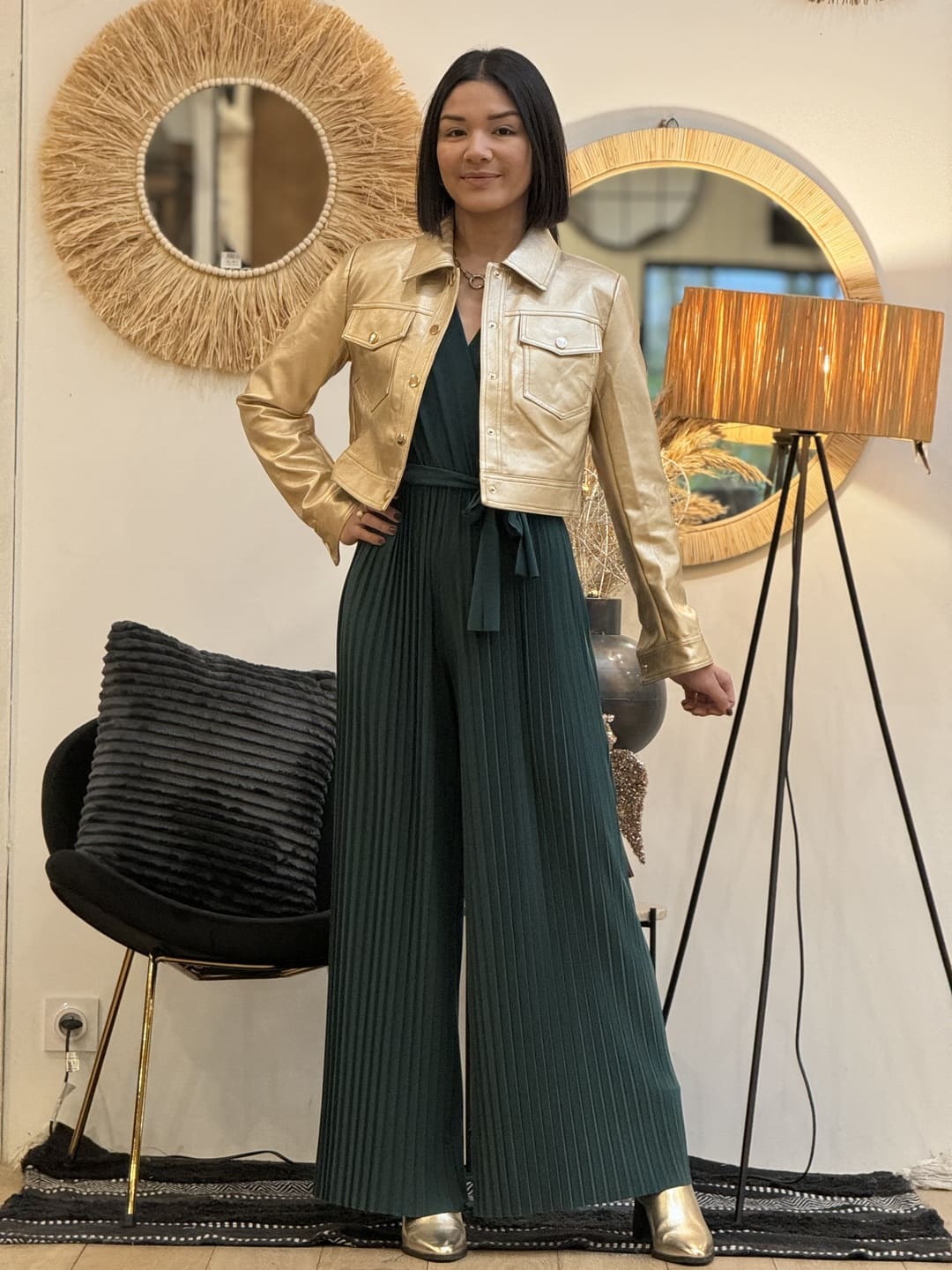 Mono Stella | plisado elegante