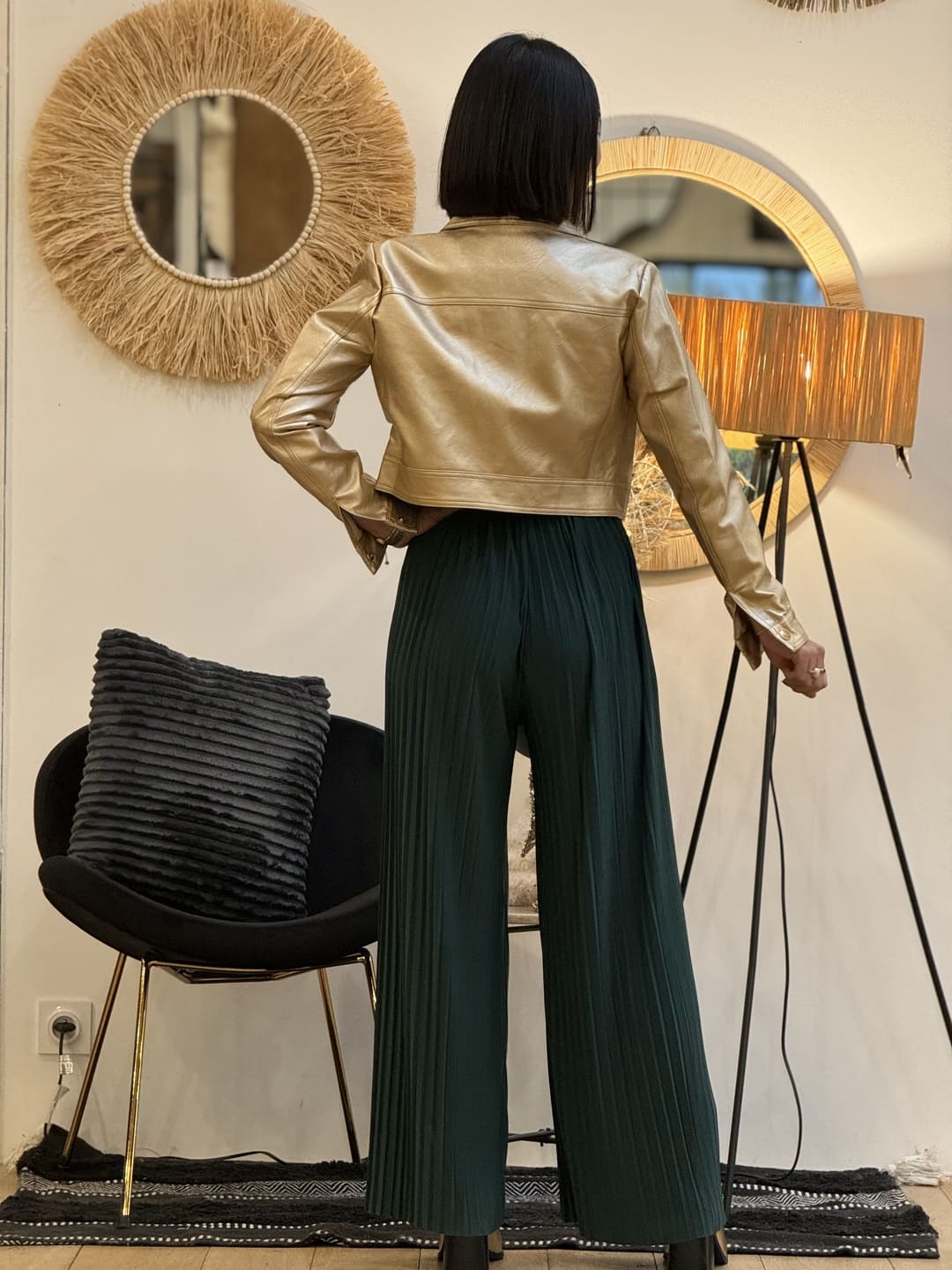 Mono Stella | plisado elegante