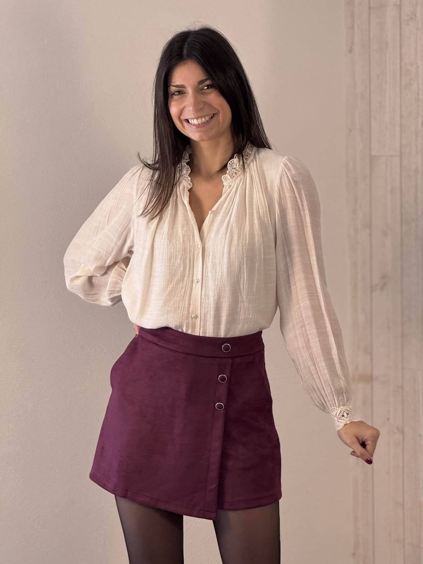Falda pantalón Liky | efecto ante