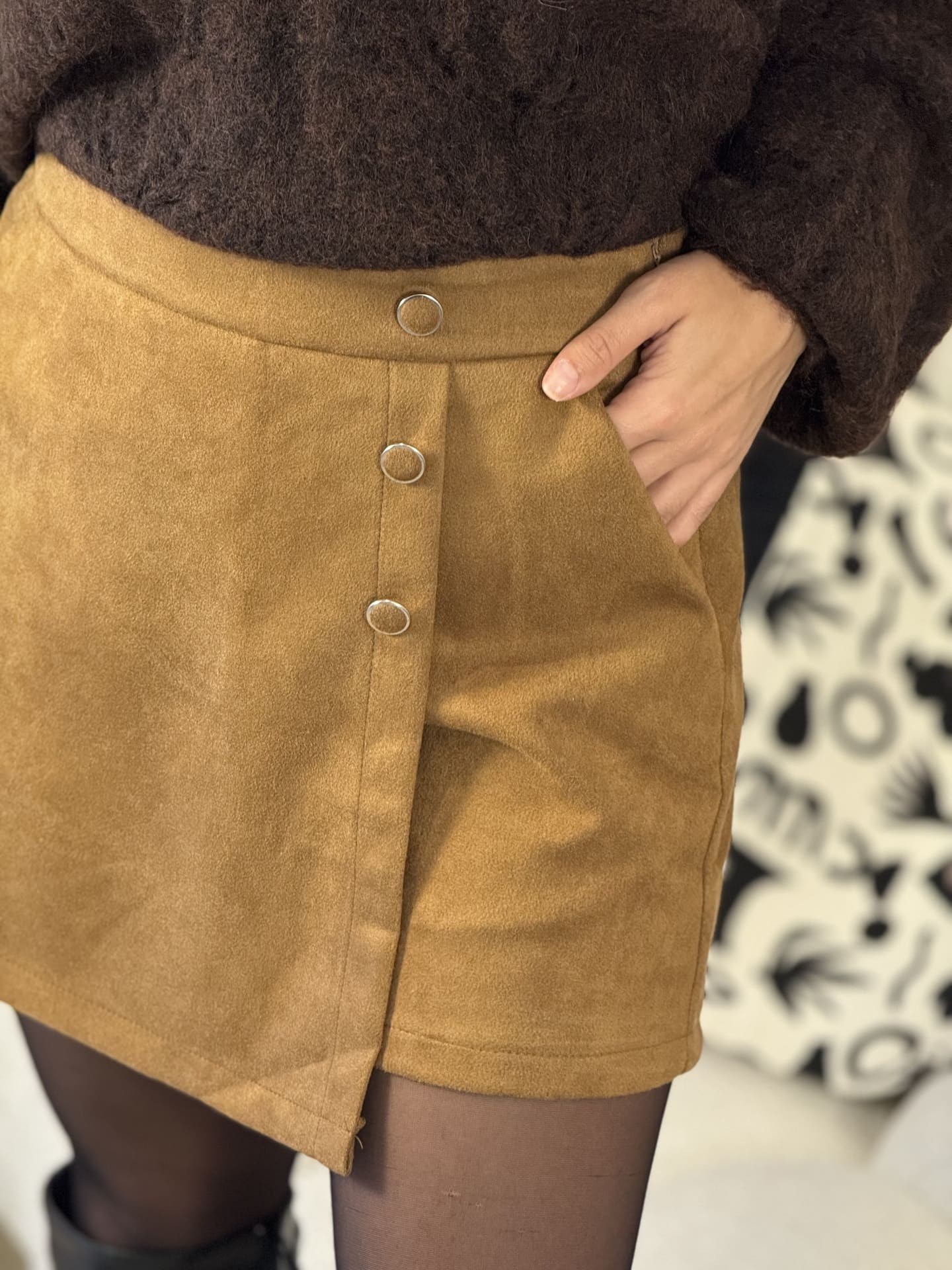 Falda pantalón Liky | efecto ante