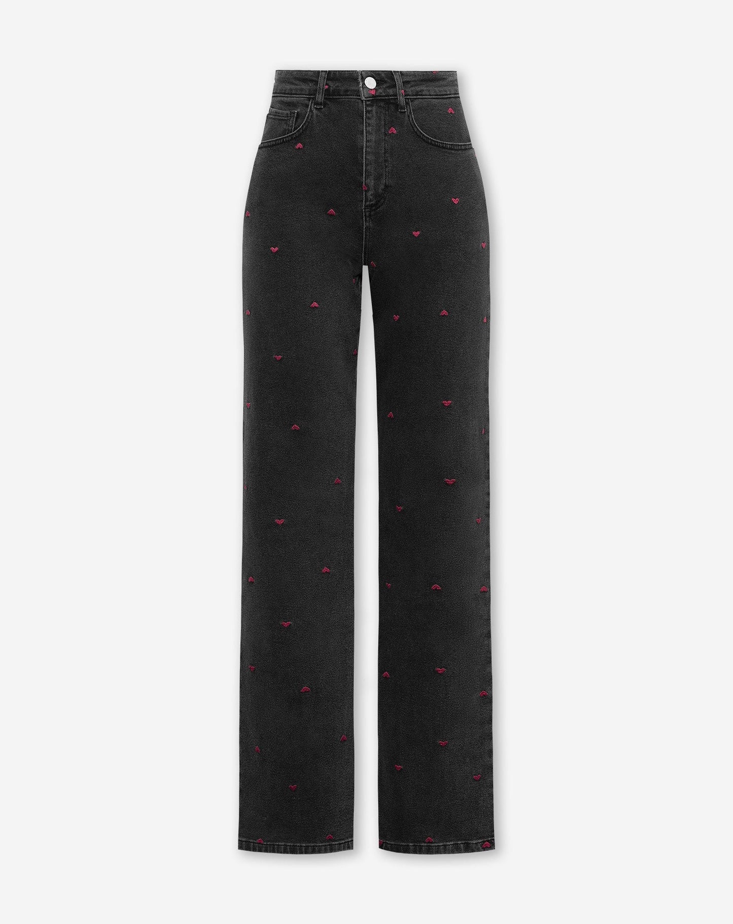 Jeans Mar | corazones bordados