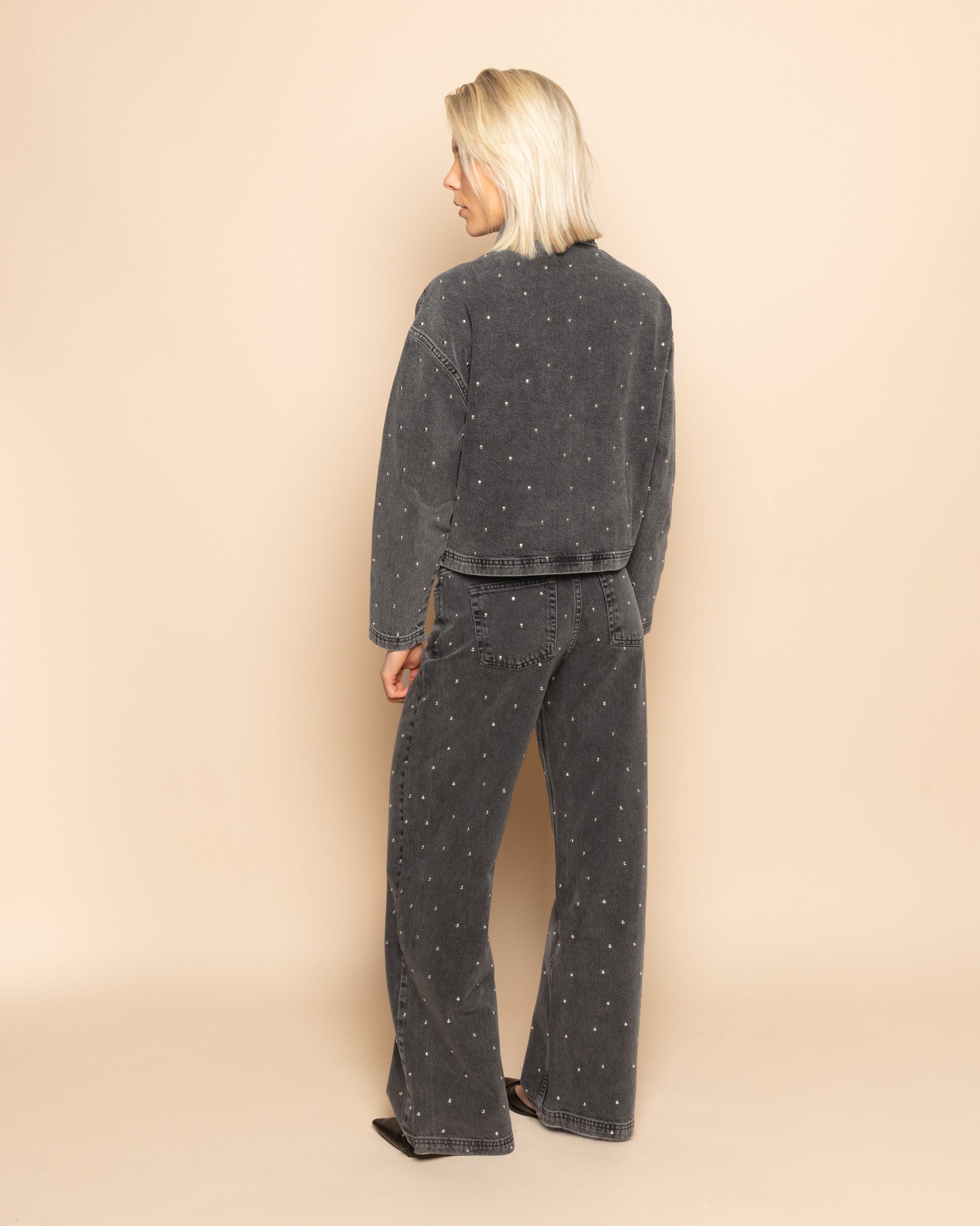 Jeans Urus | strass gris