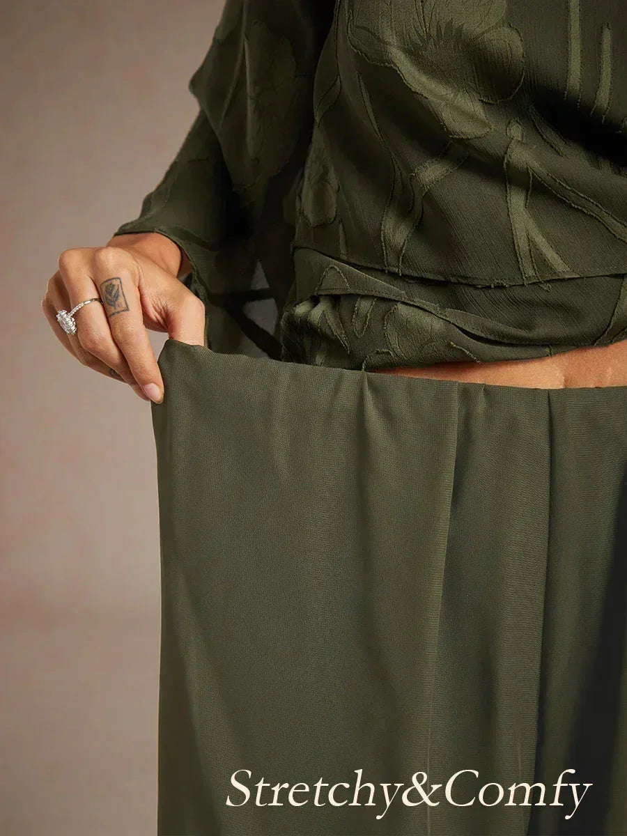 Pantalón Carla | chiffon fluido