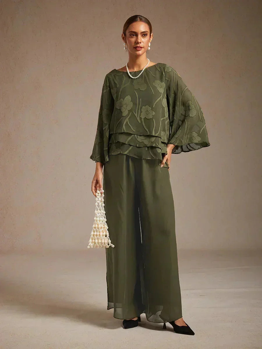 Pantalón Carla | chiffon fluido