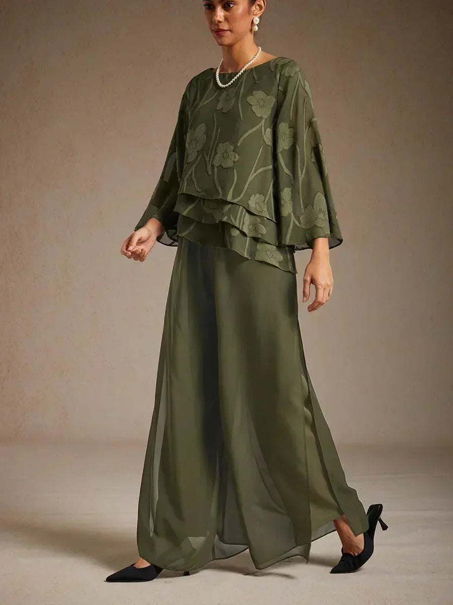 Pantalón Carla | chiffon fluido