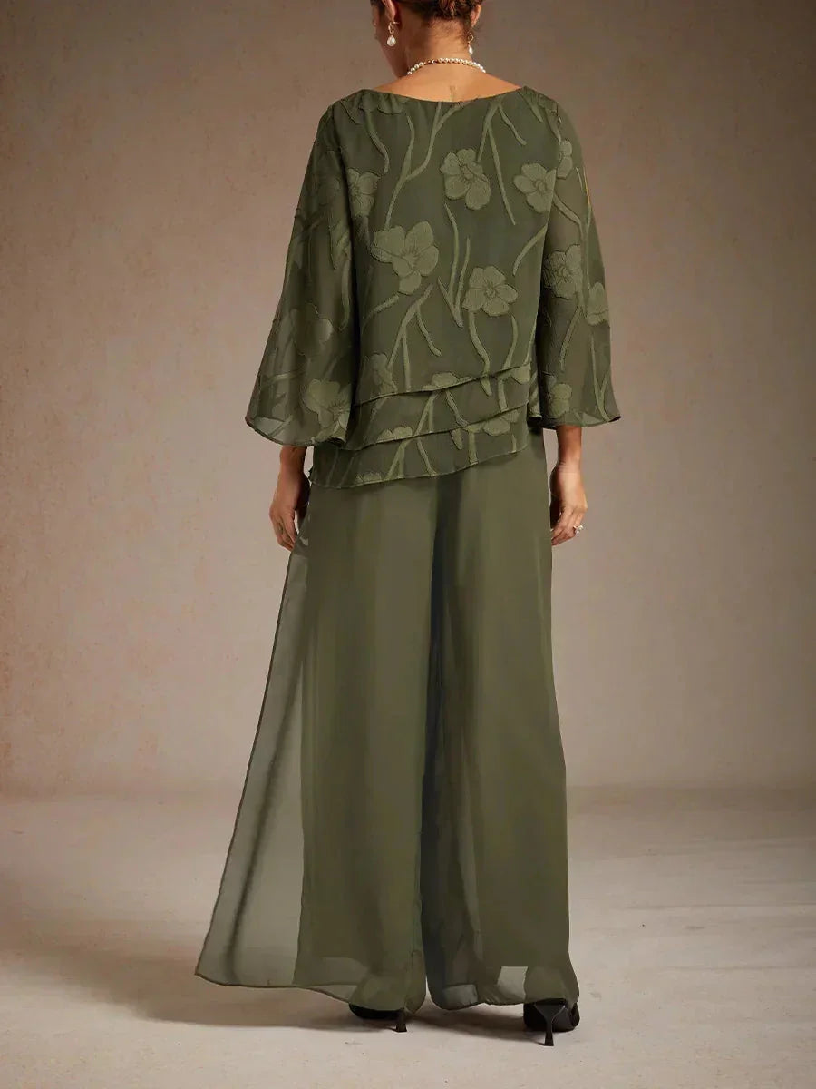 Pantalón Carla | chiffon fluido