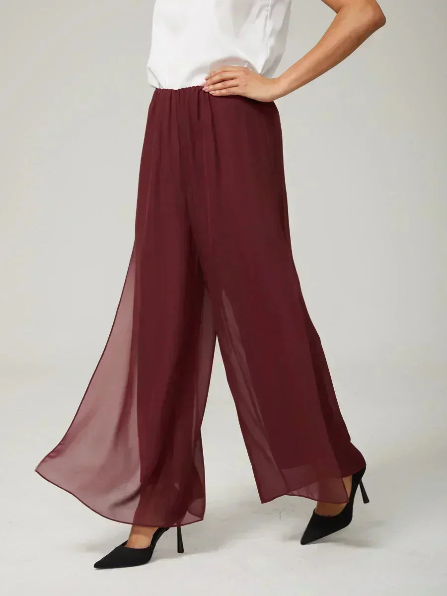 Pantalón Carla | chiffon fluido