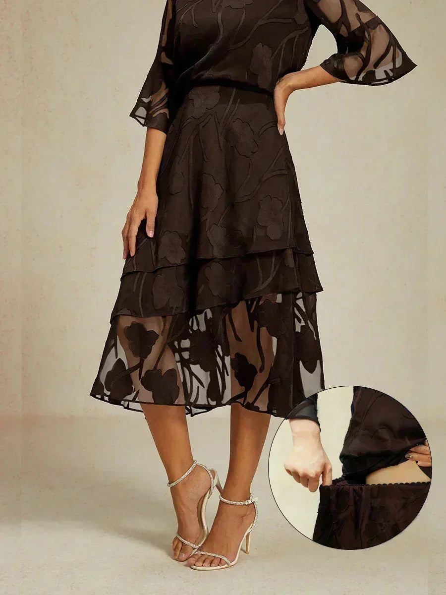 Falda Monaco | floral en chiffon