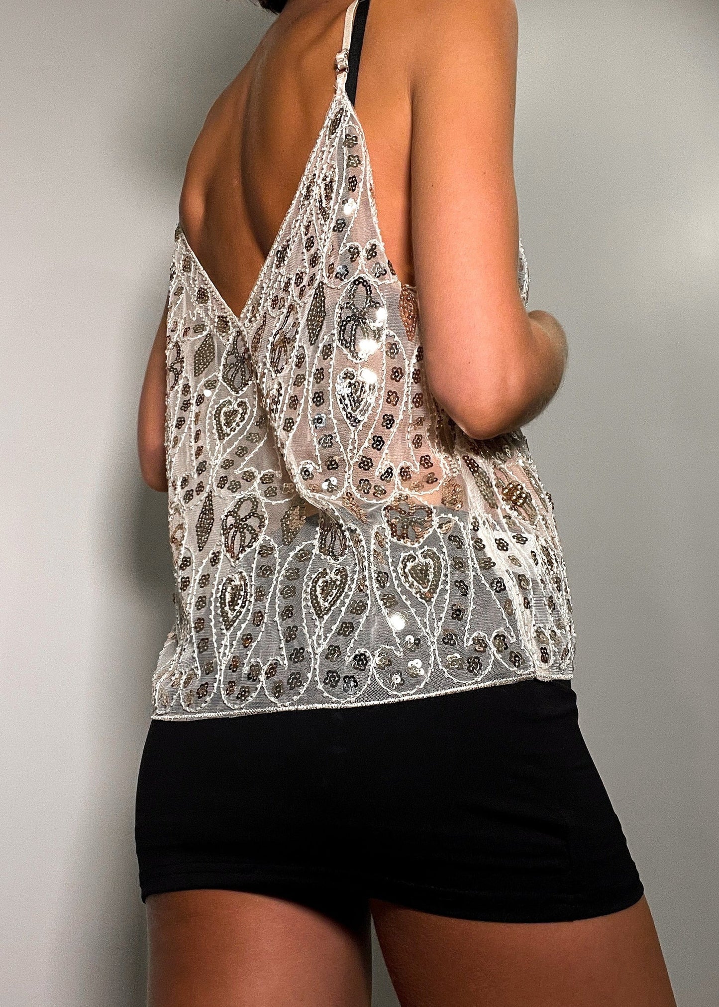 Gilded | Top lentejuelas