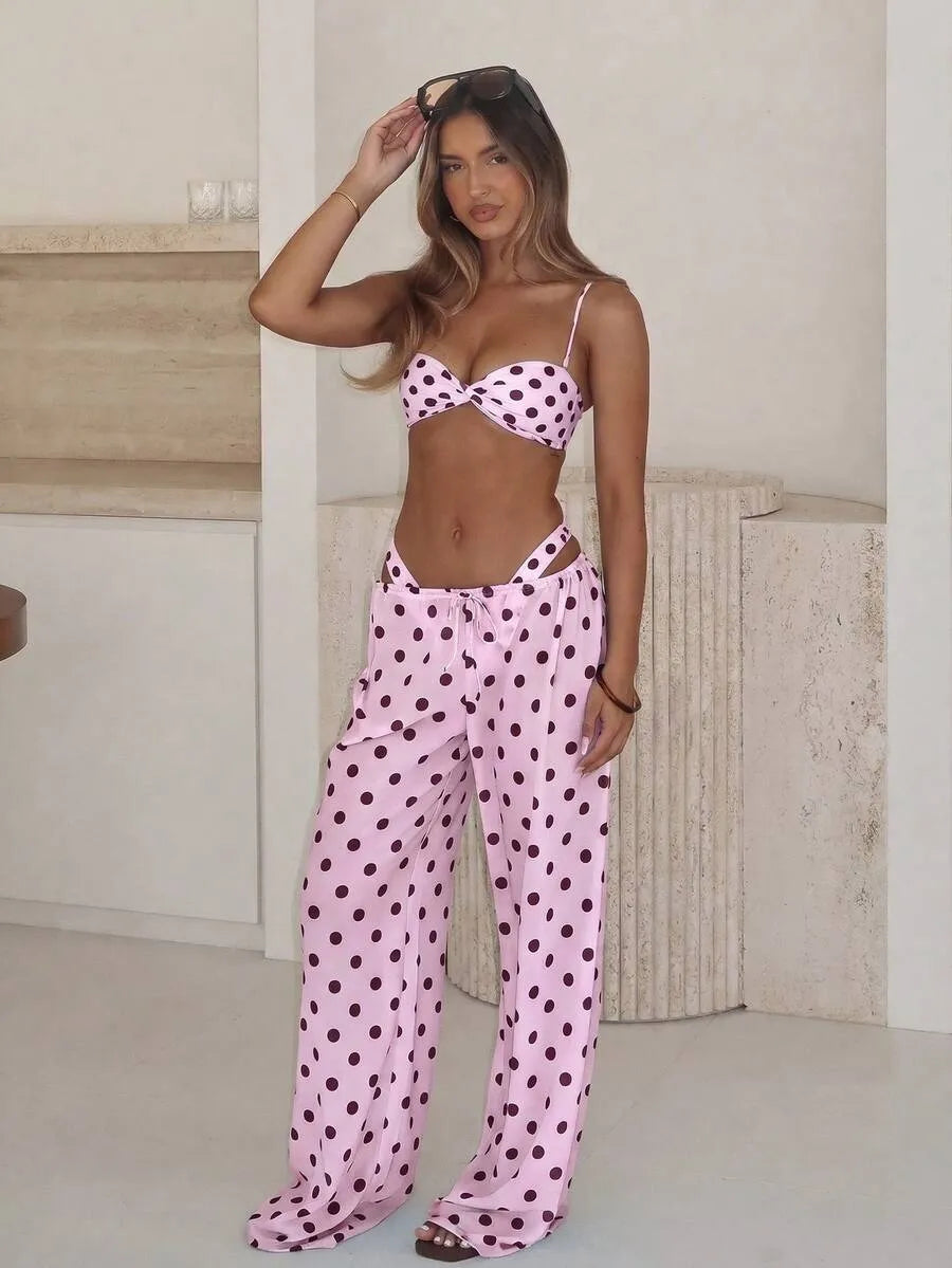 Bianca | Conjunto bikini lunares
