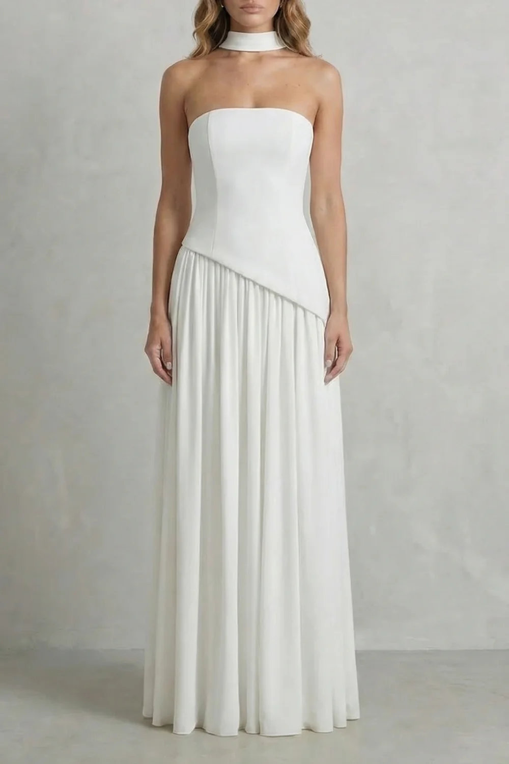Alessia | Vestido maxi esculpido