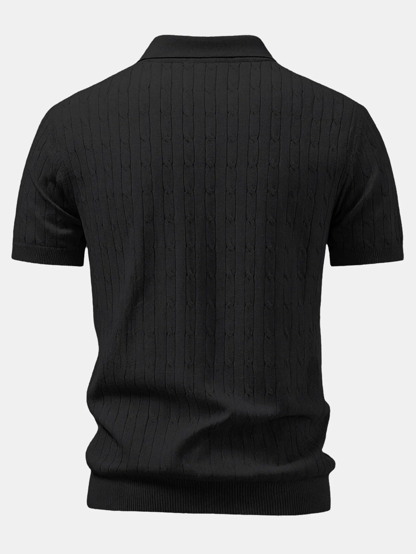 Valerio | Polo jacquard y pantalón tapered