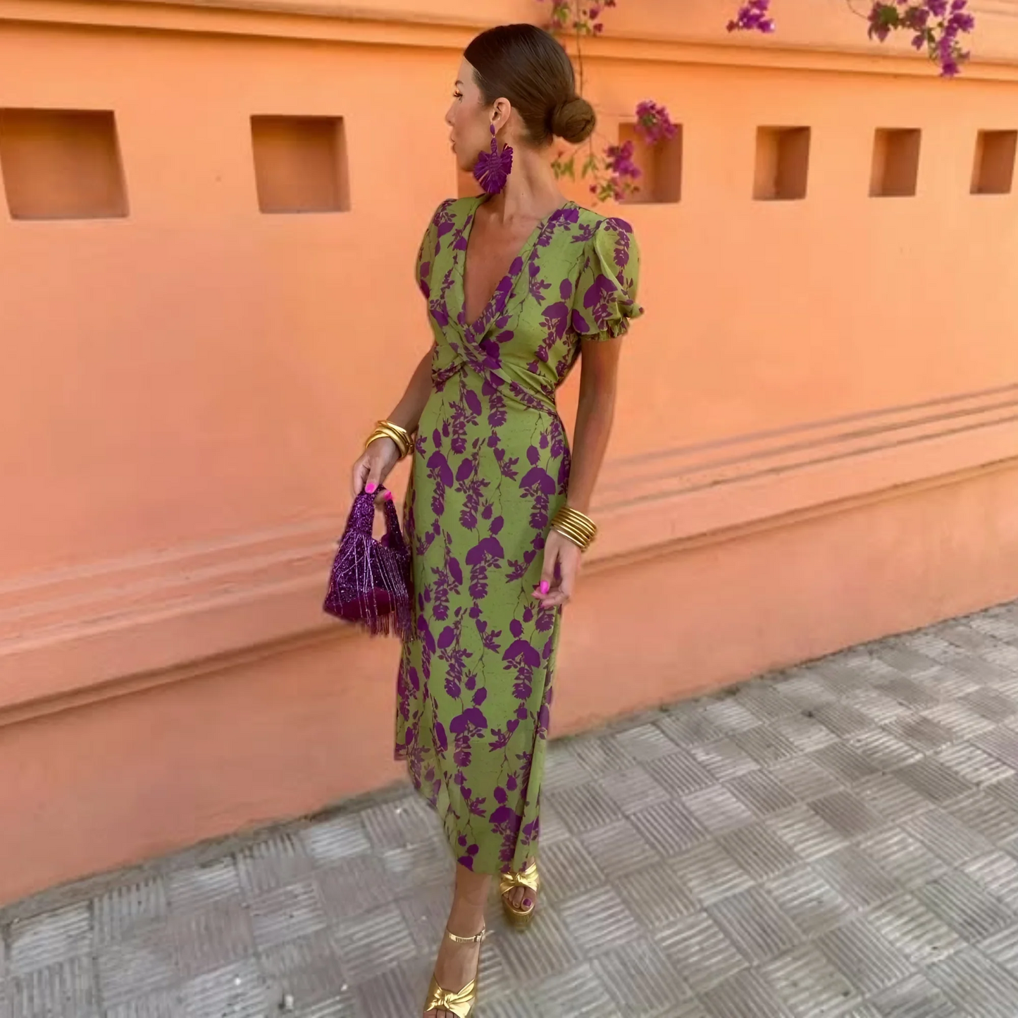 Andrea | Vestido cruzado