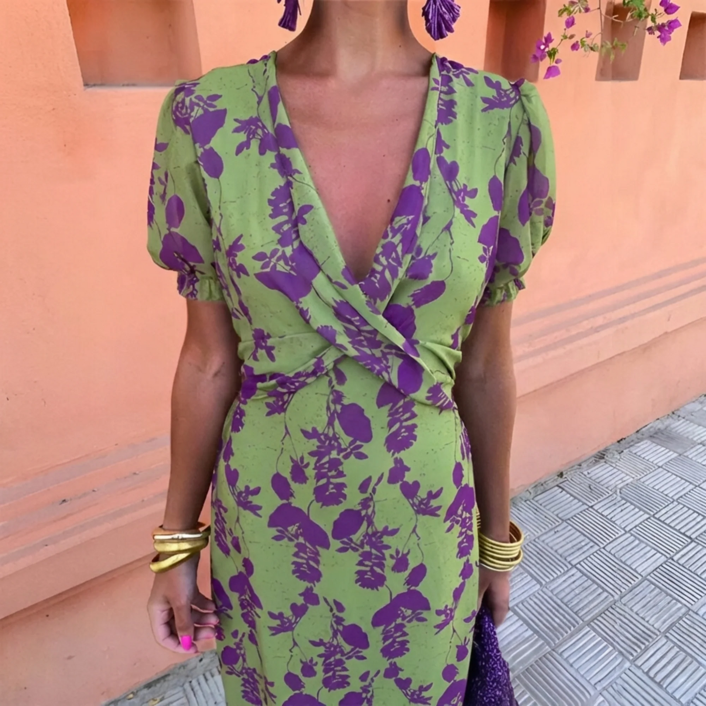 Andrea | Vestido cruzado