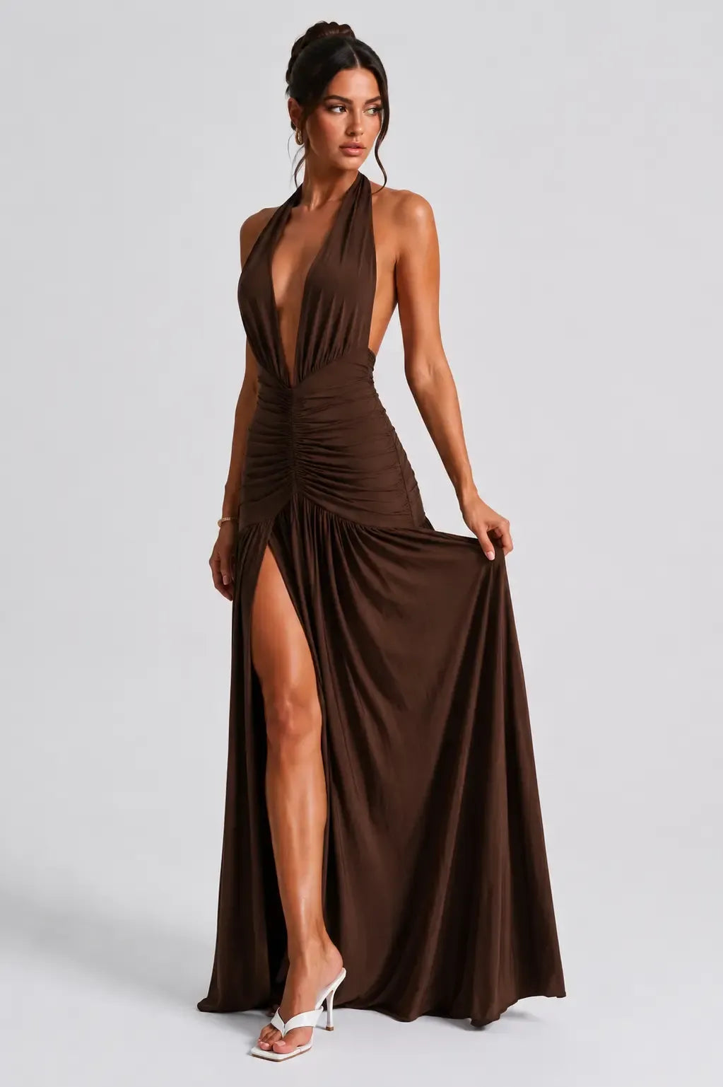 Luana | Vestido drapeado