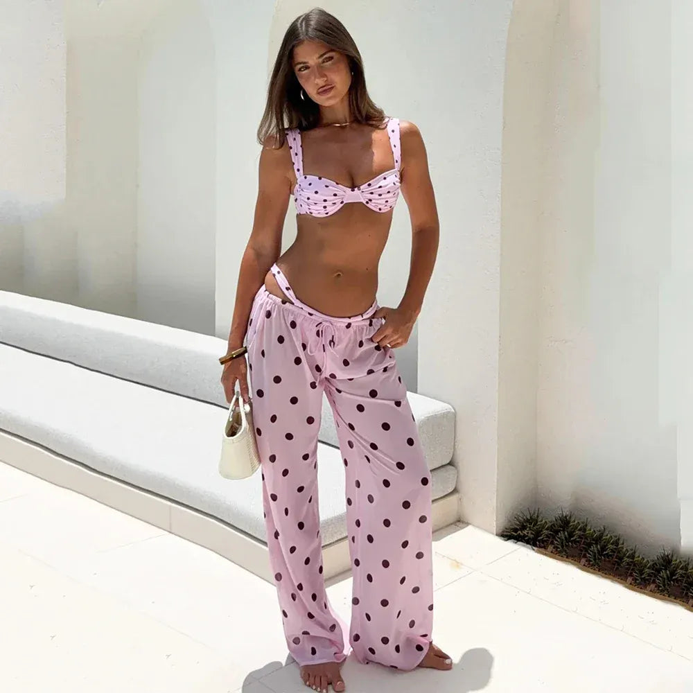 Bianca | Conjunto bikini lunares