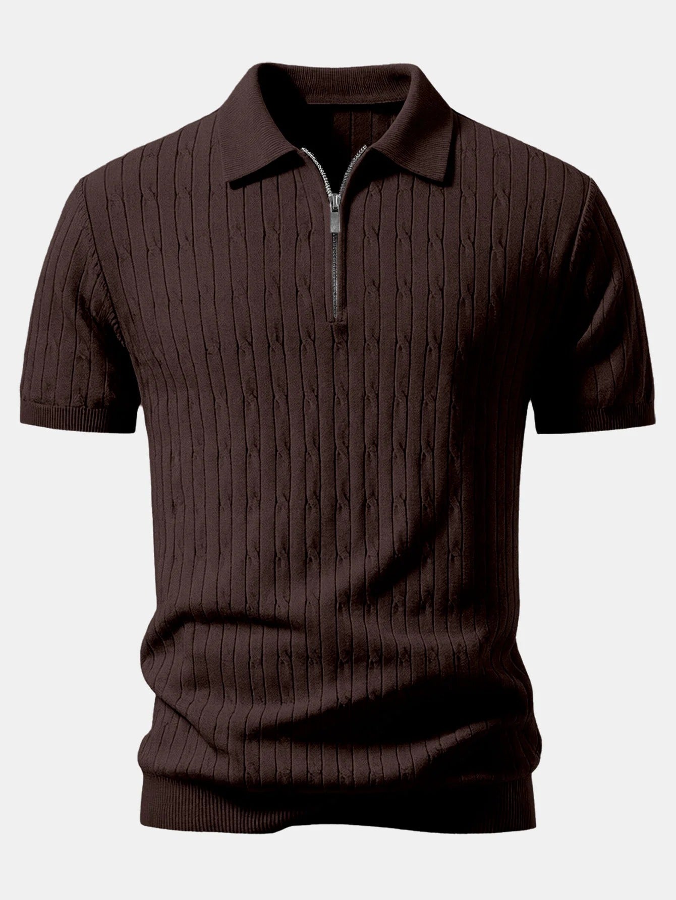 Valerio | Polo jacquard y pantalón tapered