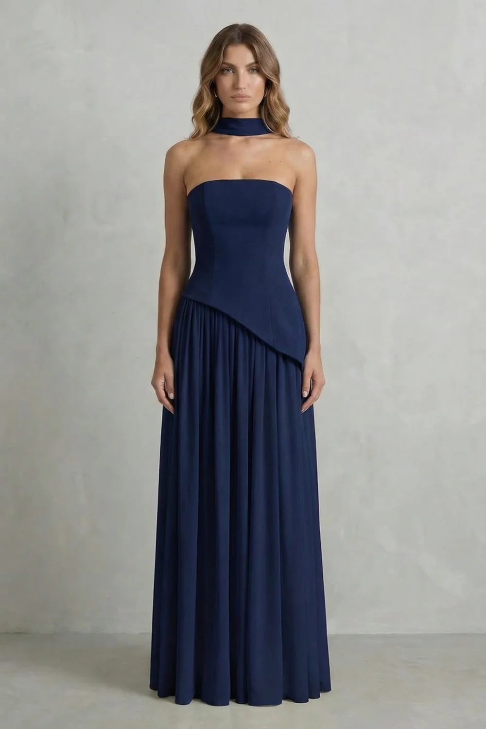 Alessia | Vestido maxi esculpido