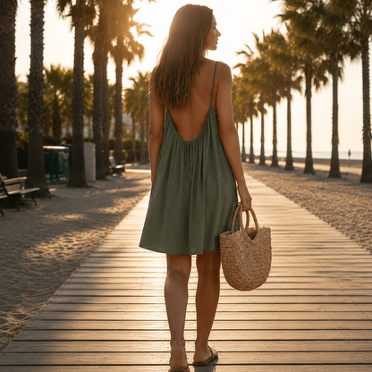 Caline | Vestido corto espalda abierta