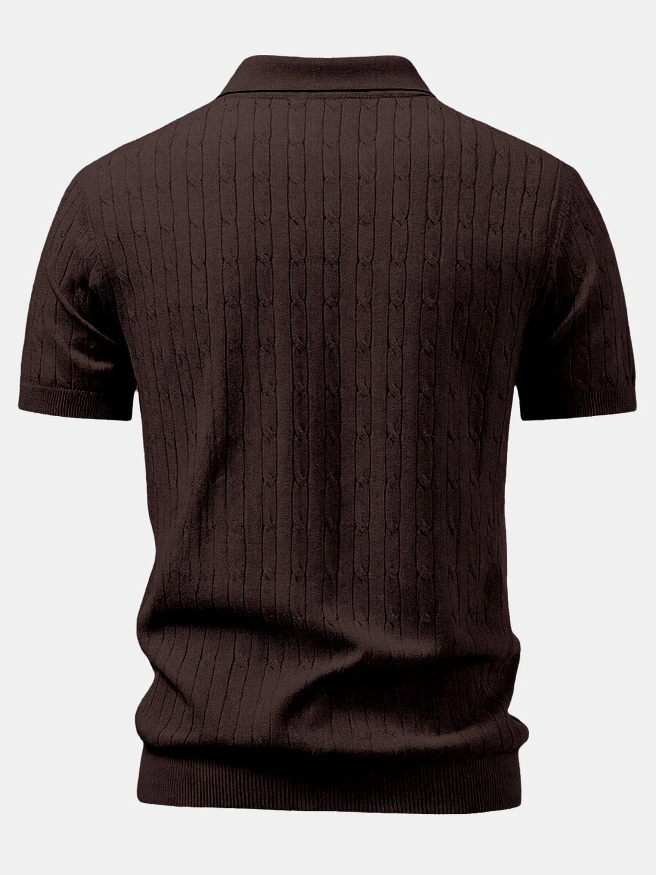 Valerio | Polo jacquard y pantalón tapered